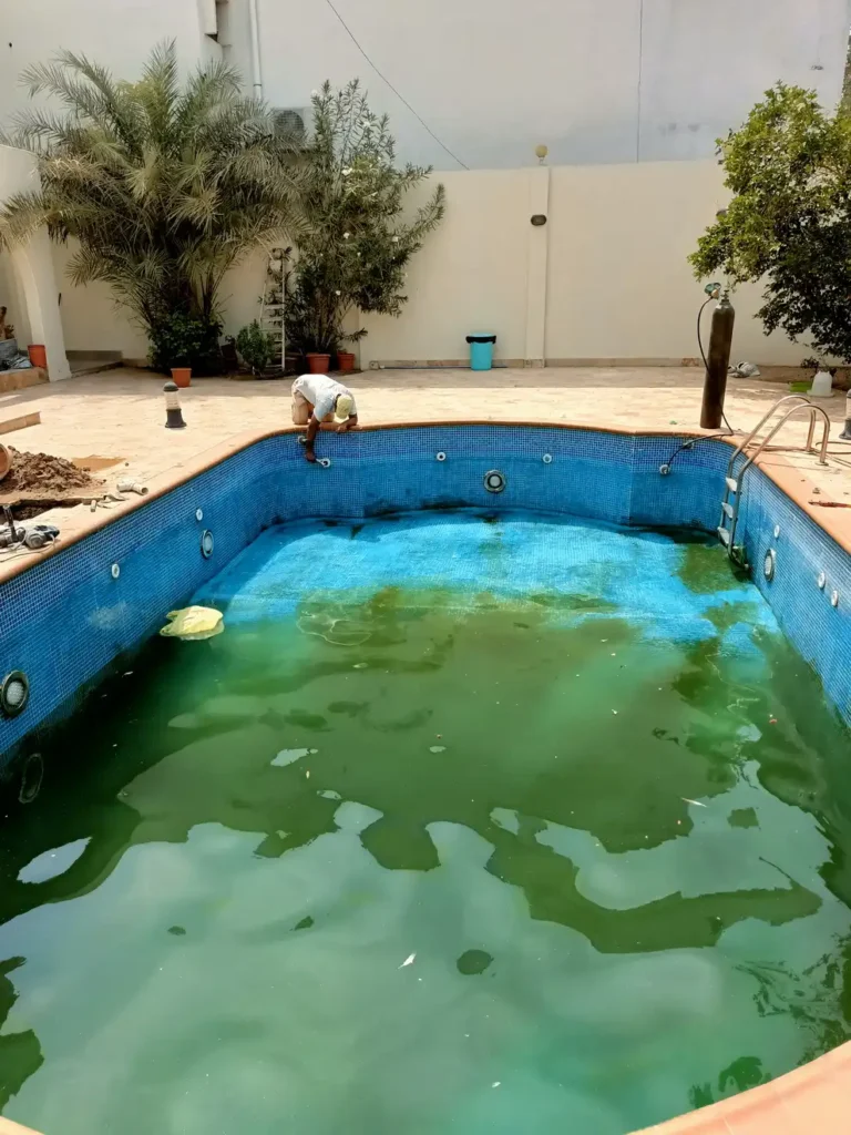 كشف تسربات المسابح بجدة