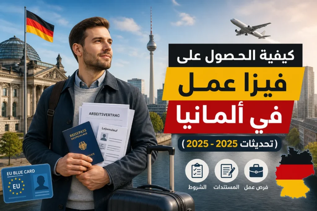 كيفية الحصول على فيزا عمل في ألمانيا (تحديثات 2025 - 2026)